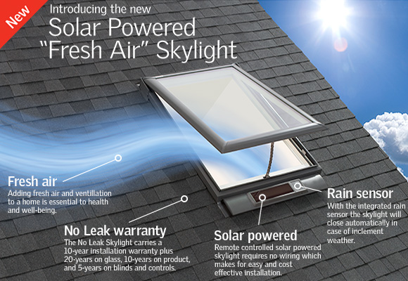 VSS -  Solar Powered Fresh Air Skylights by VELUX