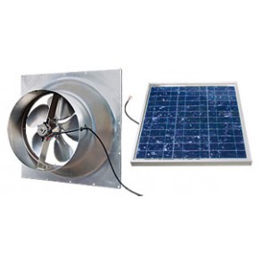 48 Watt Gable Solar Attic Fan by Natural Light