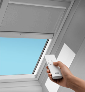 Skylight Blinds For VELUX Roof Windows White Blackout Blind 