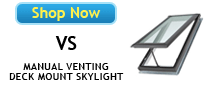 Velux VS No Leak Deck Mounted Skylights Available at Best Skylights.com